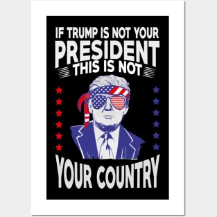 If Trump is not your president this is not Your Country Posters and Art